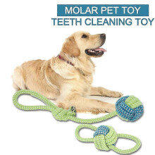 2025 Latest Model Clean Teeth Puppy Knot Ball Pet Dog Chew Toy Toothbrush Chew