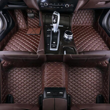 Car Floor Mats for KIA EV6 2021‑2024 Custom Fit Leather All Weather Non‑Slip Full Coverage Design