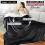 (Grey) Single Blanket Sherpa Fleece Throw Sofa Bed Travel 1
