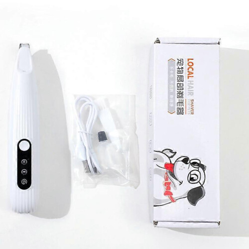(White regular style) Pet Micro Precision Trimmer, Zentric Pet Micro Precision Trimmer, Paw Trimmer