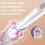 (White regular style) Pet Micro Precision Trimmer, Zentric Pet Micro Precision Trimmer, Paw Trimmer 3
