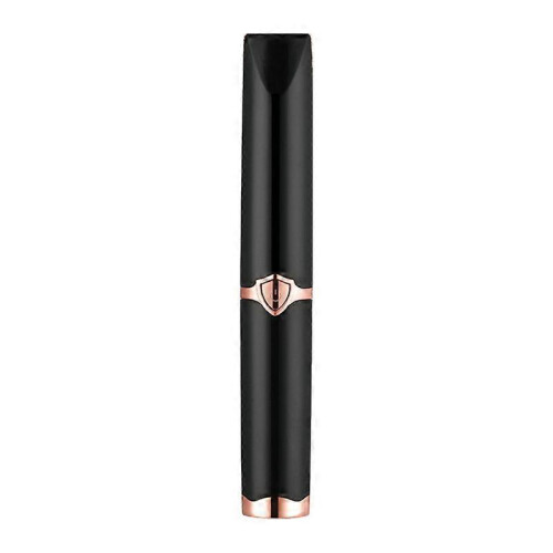 (black) USB Rechargeable Electric Heated Eyelash Curler Long Lasting Makeup Tool
