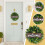 Artificial Flower Wreath 33cm Diameter 4
