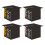 4 Academic Success Themed Storage Boxes Dark Color With Space 1