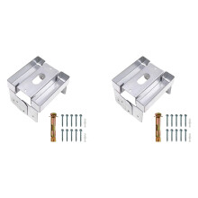 Hard 4 Inch Post Mount With Concrete Base For Securing-Two pack
