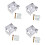 Hard 4 Inch Post Mount With Concrete Base For-Pack of four 1