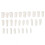 28Pcs Removable Teeth Piece Durable Plastic Removable Design False Teeth for Typodont Teaching Study 1