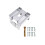 4x4 Ground Support With Concrete Base For Extended Fence-1 pack 1