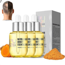 PURC High Hair Growth, Purc Oil for Hair Growth, HOVO Hair Density Essential Oil, Natural Hair Regrowth Serum, Anti-frizz Hair Serum, Reduce Dry Hair