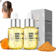 PURC High Hair Growth, Purc Oil for Hair Growth, HOVO Hair Density Essential Oil, Natural Hair Regrowth Serum, Anti-frizz Hair Serum, Reduce Dry Hair