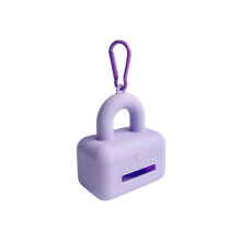 Portable Dog Poop Bag Dispenser Garbage Bag Fit Any Dog-Purple