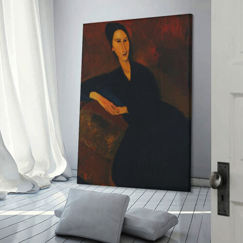 Modigliani Art Print Poster on High-Quality Canvas 2