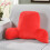 Office Backrest Pillow Plush Lumbar Support T-Shaped 2