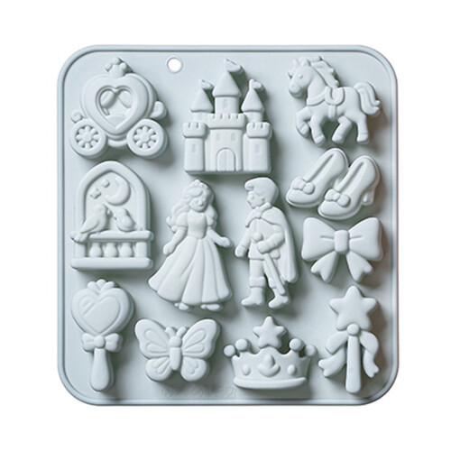 Princess Silicone Mould For Chocolate Ice Making-Blue