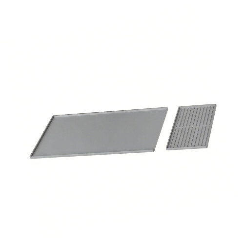 Thick Rubber Coffee Zone Bases With Constructed Strength-Gray