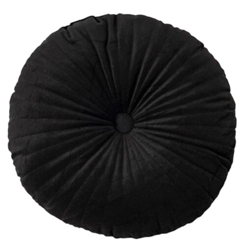 Soft Comfortable Plushy Lumbar Support-pumpkin pillow black