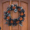 Black Halloween Wreath with Pumpkin 30cm 5