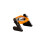 Cuvettes surélevées ergonomiques pour chiens-Orangecouleur 1 1