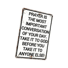 Christian Gift for Men Women Religious Metal Wall Art-small