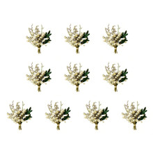 10Pcs Tiny Dried Bouquets Wedding Floral Arrangements For-41