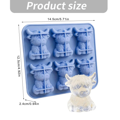 High Quality Highlands Cow Ice Tray Kitchen Gadgets For 1