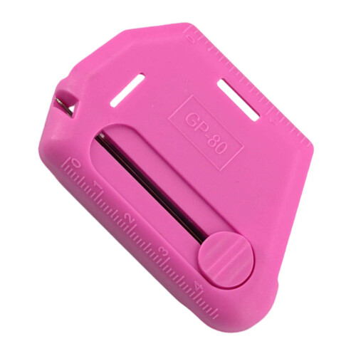Plastic Sewing Tool Features Magnetic Base Measurement-Pink