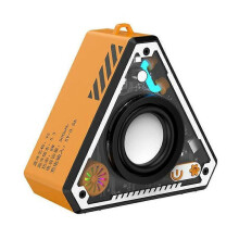 (orange) V2 Cool Mecha Bluetooth Speaker Cross-border Wireless Bluetooth Speaker Subwoofer HiFi Surround Sound Outdoor Portable