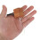 Mini Vaas Auto Vent Clip Hout Beige Stijlvolle 7