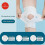 (XXL, white) Knee Brace Knee Support Compression Sleeve With Side Stabilizers Silicone 1