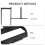 Durable Black Plastic Brick Molds for Concrete Garden Paths and Patios 4