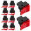 10Pcs Multi-Color Plastic Motorcycle Ignition Push Button Start Switch 10