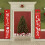 Manfiter Christmas porch banner red welcome 2 pcs 5