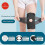 (XL, black) Knee Brace Knee Support Compression Sleeve With Side Stabilizers Silicone 1