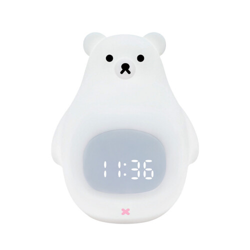 White Bear Wake-Up Light with Alarm Clock, Bedside Lamp 1