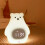 White Bear Wake-Up Light with Alarm Clock, Bedside Lamp 5