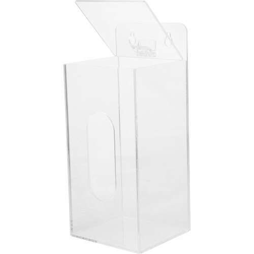 Acrylic Wall-Mount Glove and Mask Dispenser