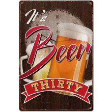 Beer Metal Poster 2030cm Retro Tin Sign