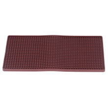 Delaman bar mat silicone brown heat resistant