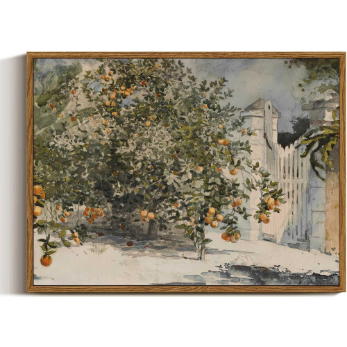 Vintage Calm Sea Canvas Wall Art