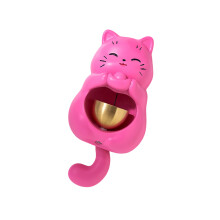 Niedliche Lucky Fortunes Katzen-Türglocken, dekorative-Rosa