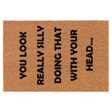 Natural Coco Coir Welcome Doormat 24 x 16 in