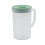 Plastic pitcher black 2.7L high-temp resistant with lid 1