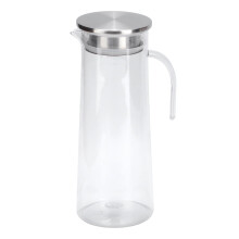 Bouilloire isotherme en acrylique transparent 1,2 L en acier inoxydable