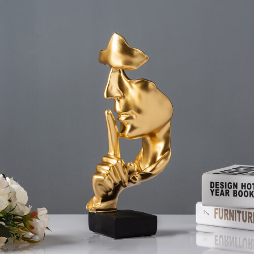 Minimalist Abstract Resin Sculpture Decoration