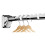 Durable Metal Extendable Garment Hanging Bar For Bathroom-C 1