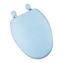 Thickened V Type Toilet Seat Cover With AntiSlip Design-Blue