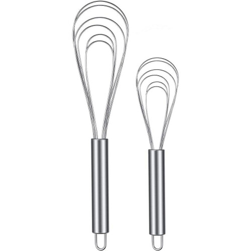 Set de teluri plate din oțel inoxidabil, 20 cm și 25 cm