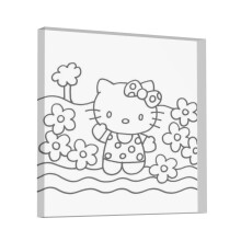 Hello Kitty Acrylic Plaque with Inspirational Quote
