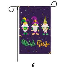 Bandeira de jardim de carnaval em poliéster para decoração de interiores e exteriores.