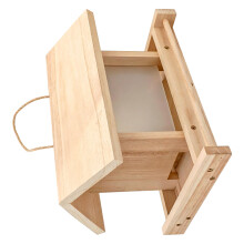 Traditional Design Wooden Wildlife Feeding Stand With 4 Side